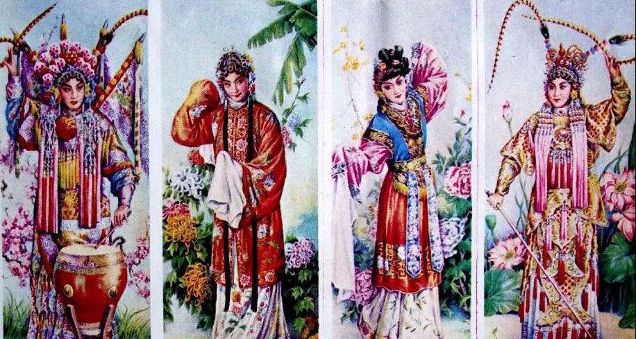 四大流派 改变了"老生唱主角"的一统天下 开创了旦角挑班唱戏的新局面